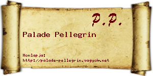 Palade Pellegrin névjegykártya